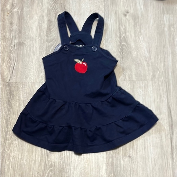 Navy Blue Dress with Apple Patch - Picture 1 of 1